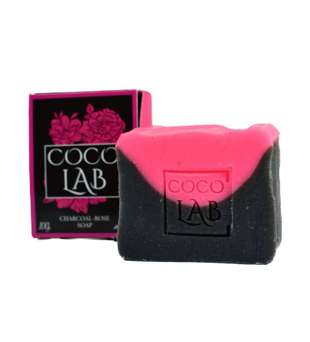 Charcoal – Rose Soap