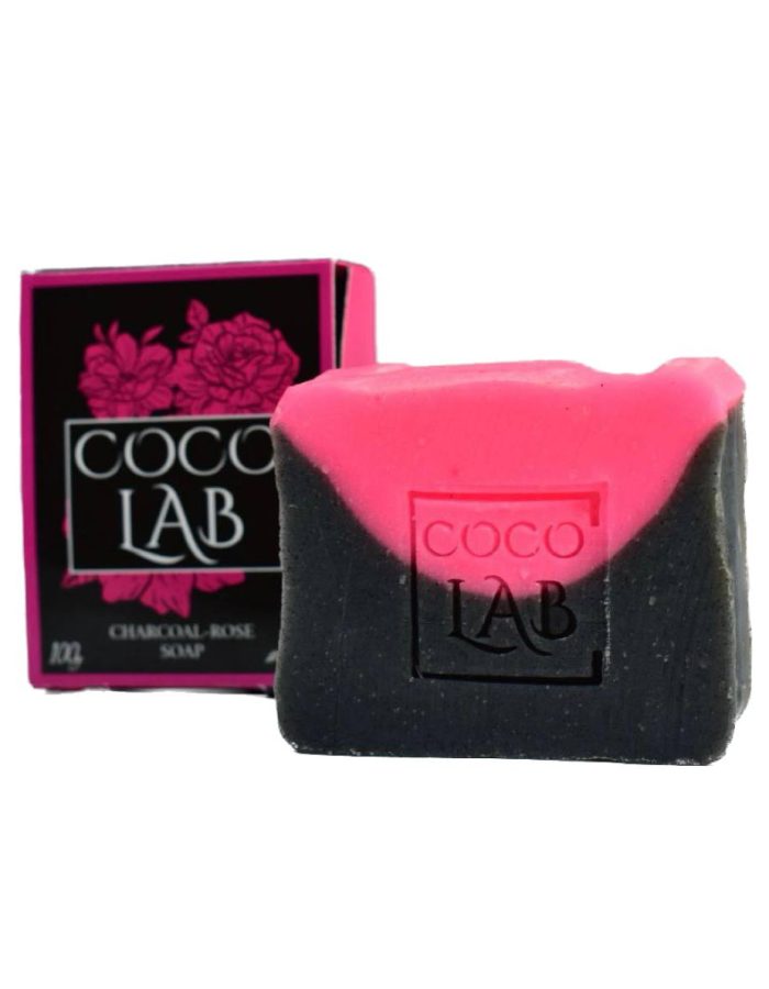 Charcoal – Rose Soap